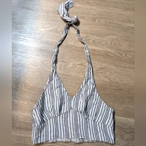 American eagle halter crop top